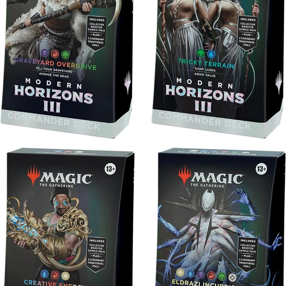 Magic the Gathering: "Modern Horizons 3" Commander Deck Master Case 4ct. - ENGLISH